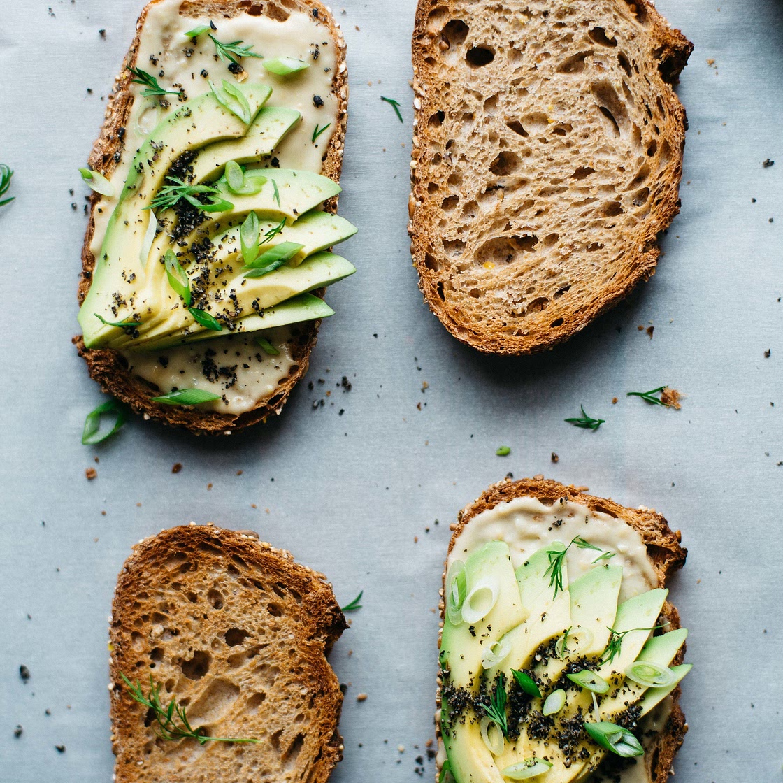 miso-tahini avocado toast w/ black sesame gomasio — dolly and oatmeal