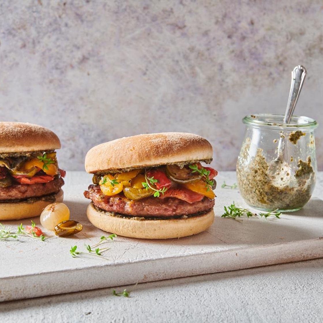 Veganer Burger