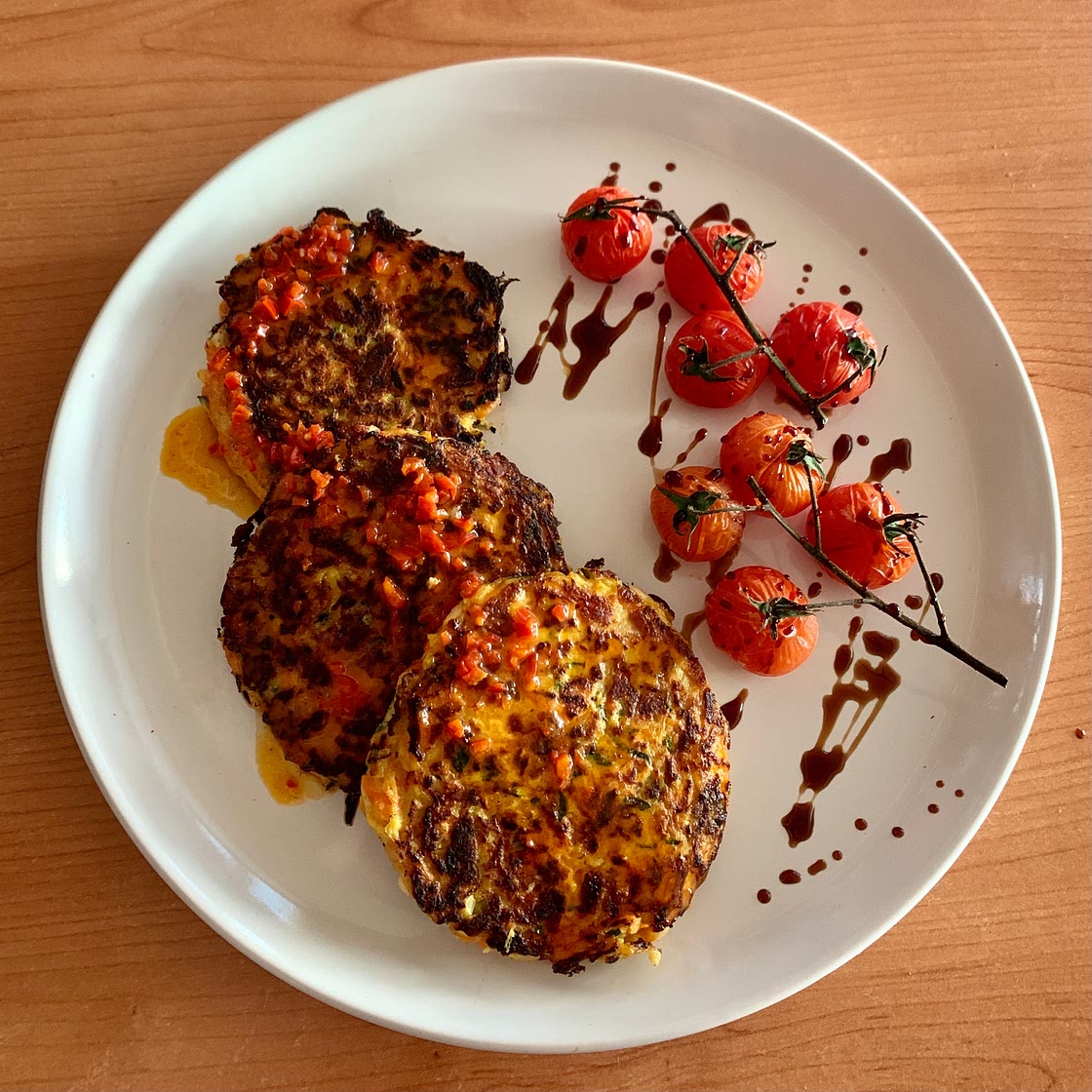 Halloumi & Vegetable Fritters