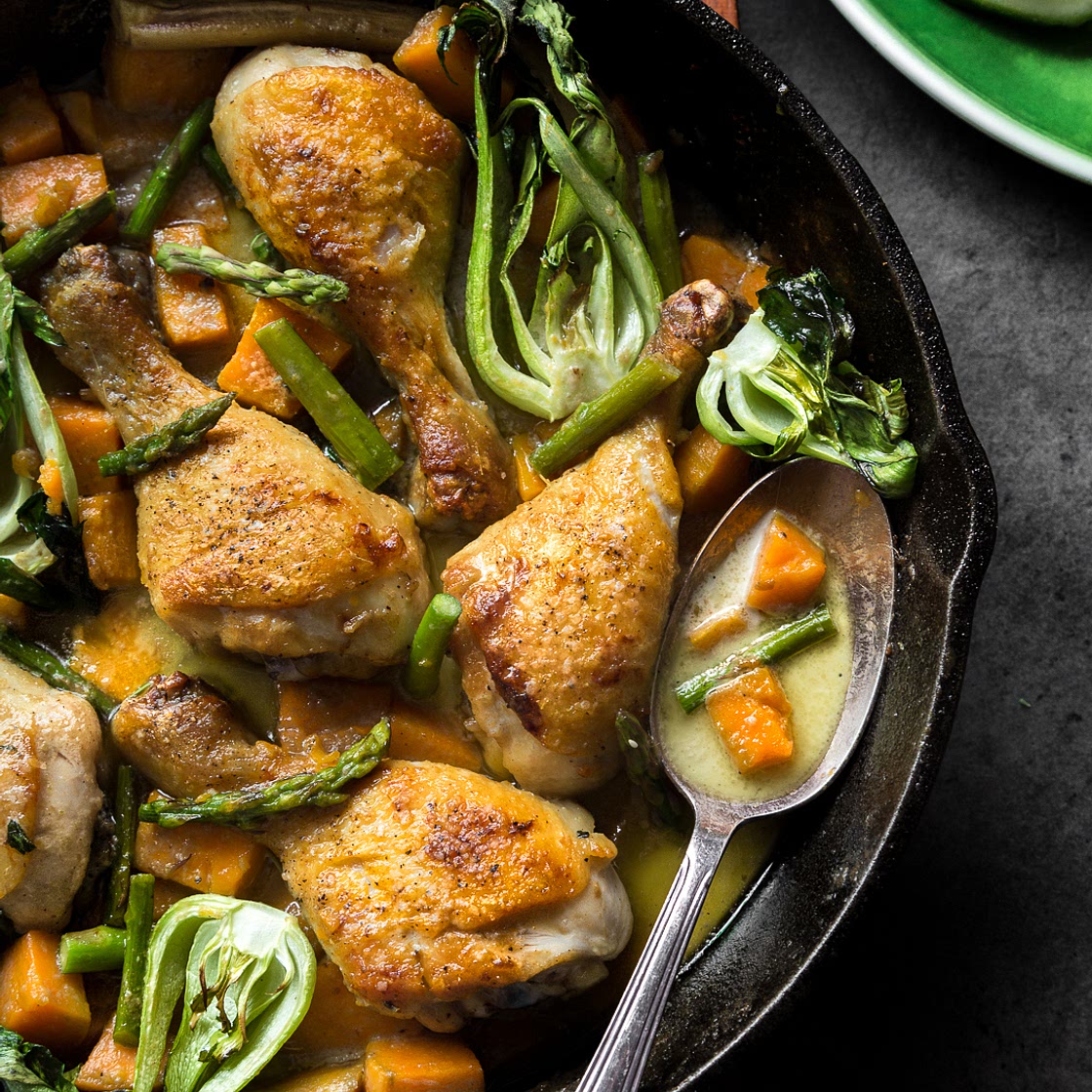 Braised Thai Curry Chicken - Paleo