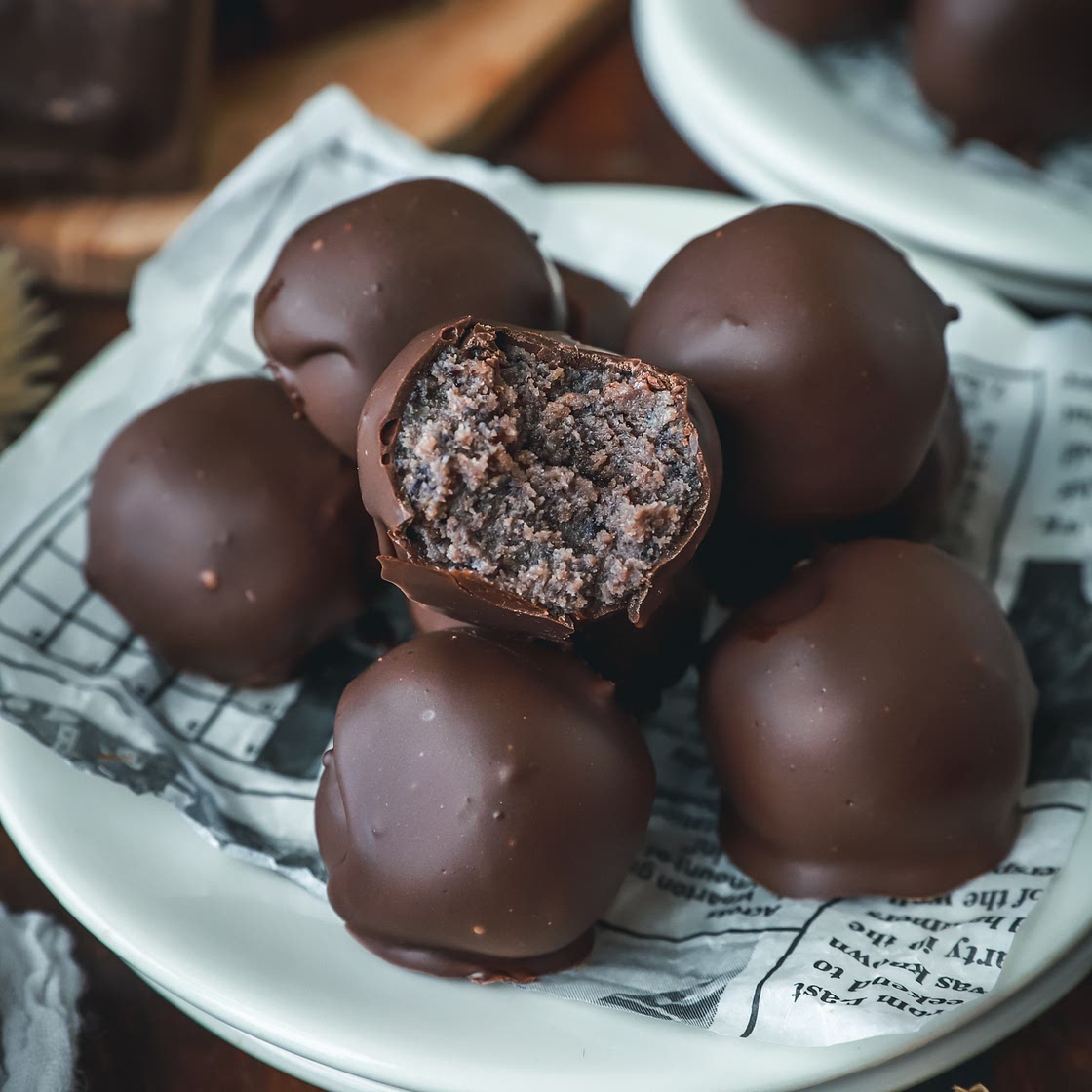 Blueberry Muffin Truffles