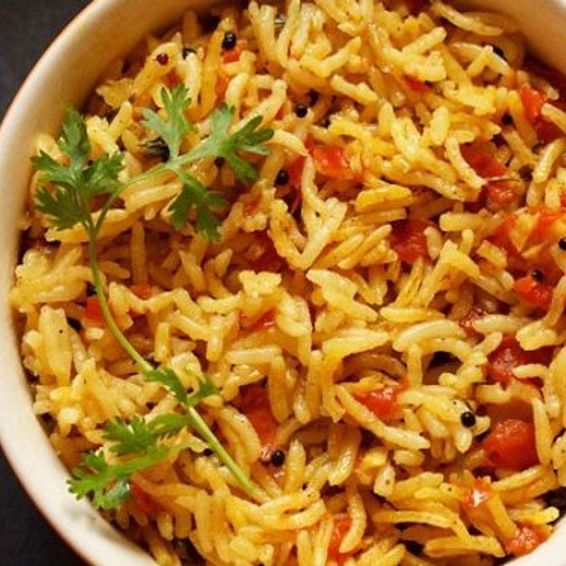 Tomato Rice (Thakkali Sadam)