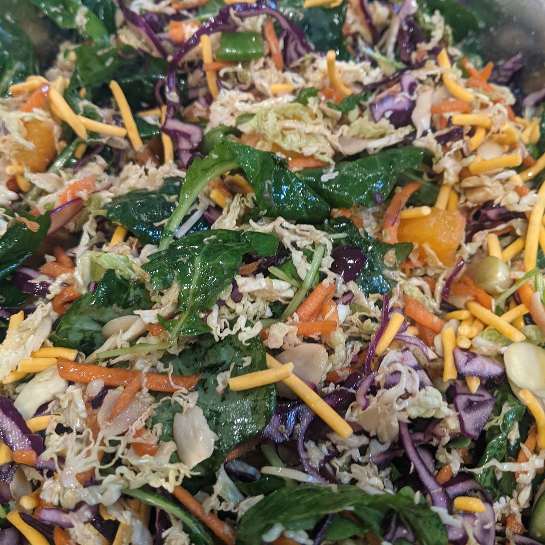 Over the Rainbow Mandarin Dinner Salad