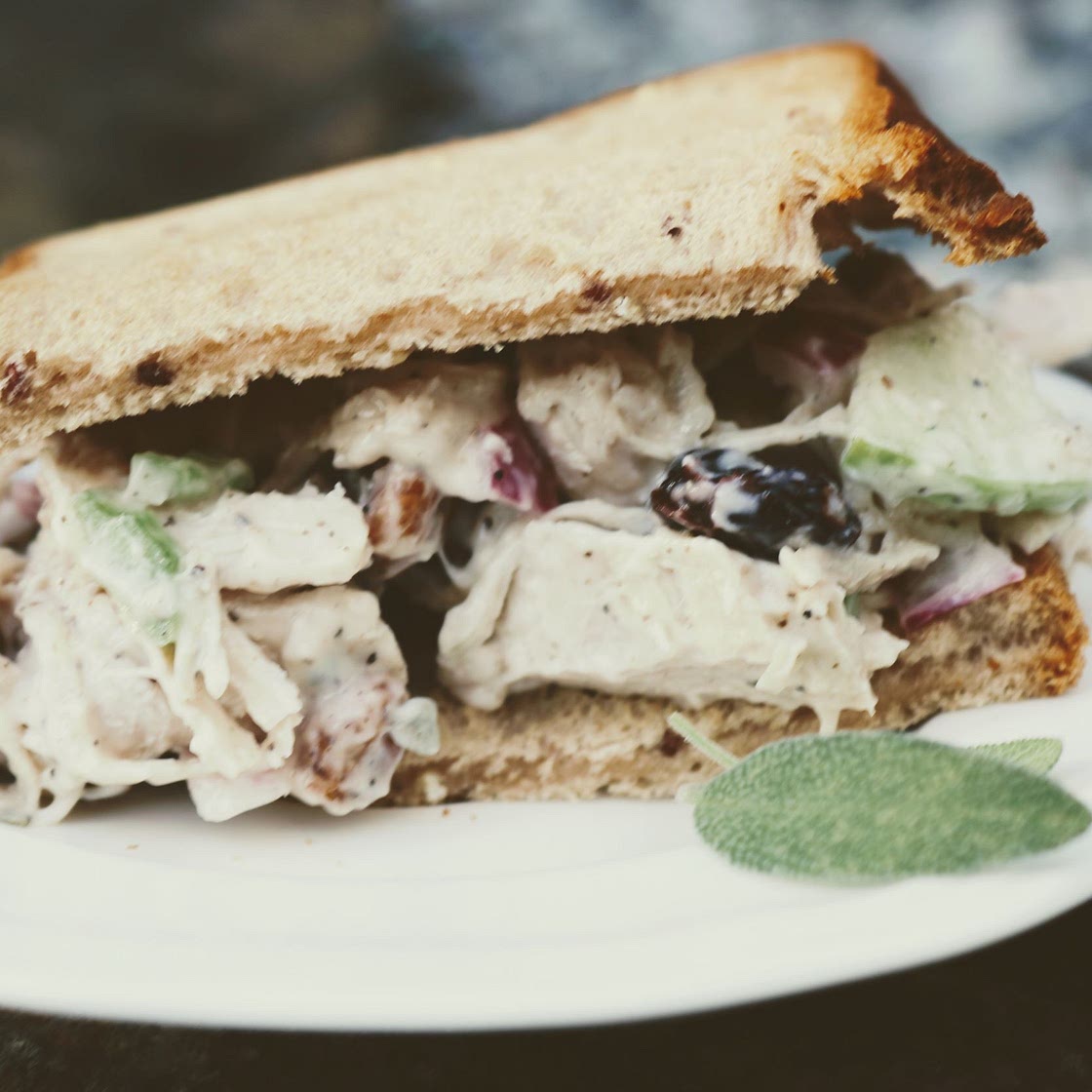 Turkey Cranberry Apple Salad