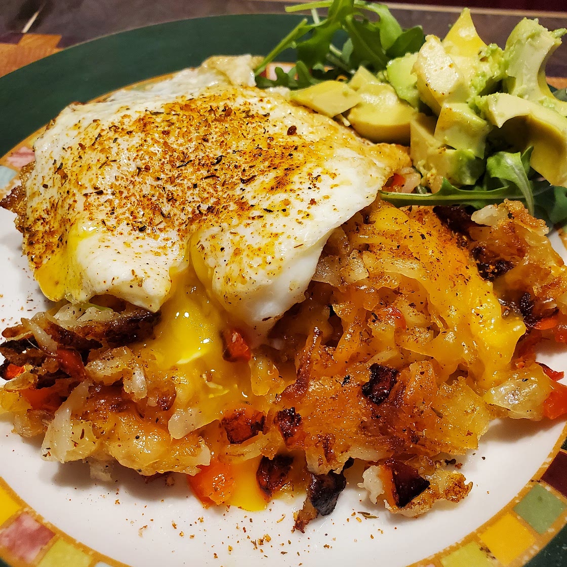 Ragin' Cajun Hashbrowns — Spicin' and Dicin'