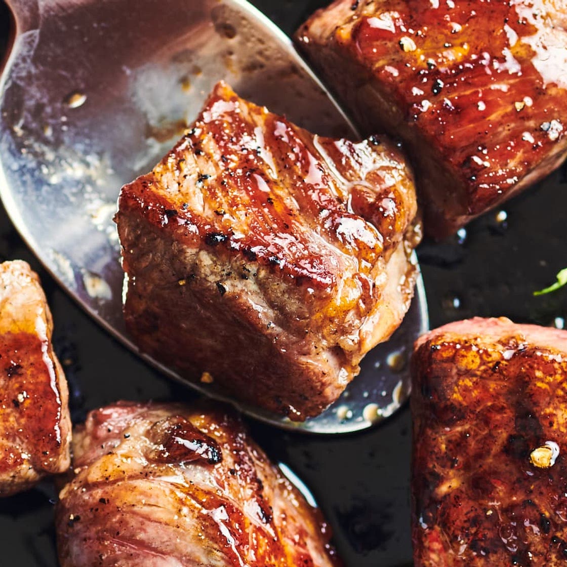Brown Sugar Bourbon Steak Bites Are the Best Thing You'll Cook All Week