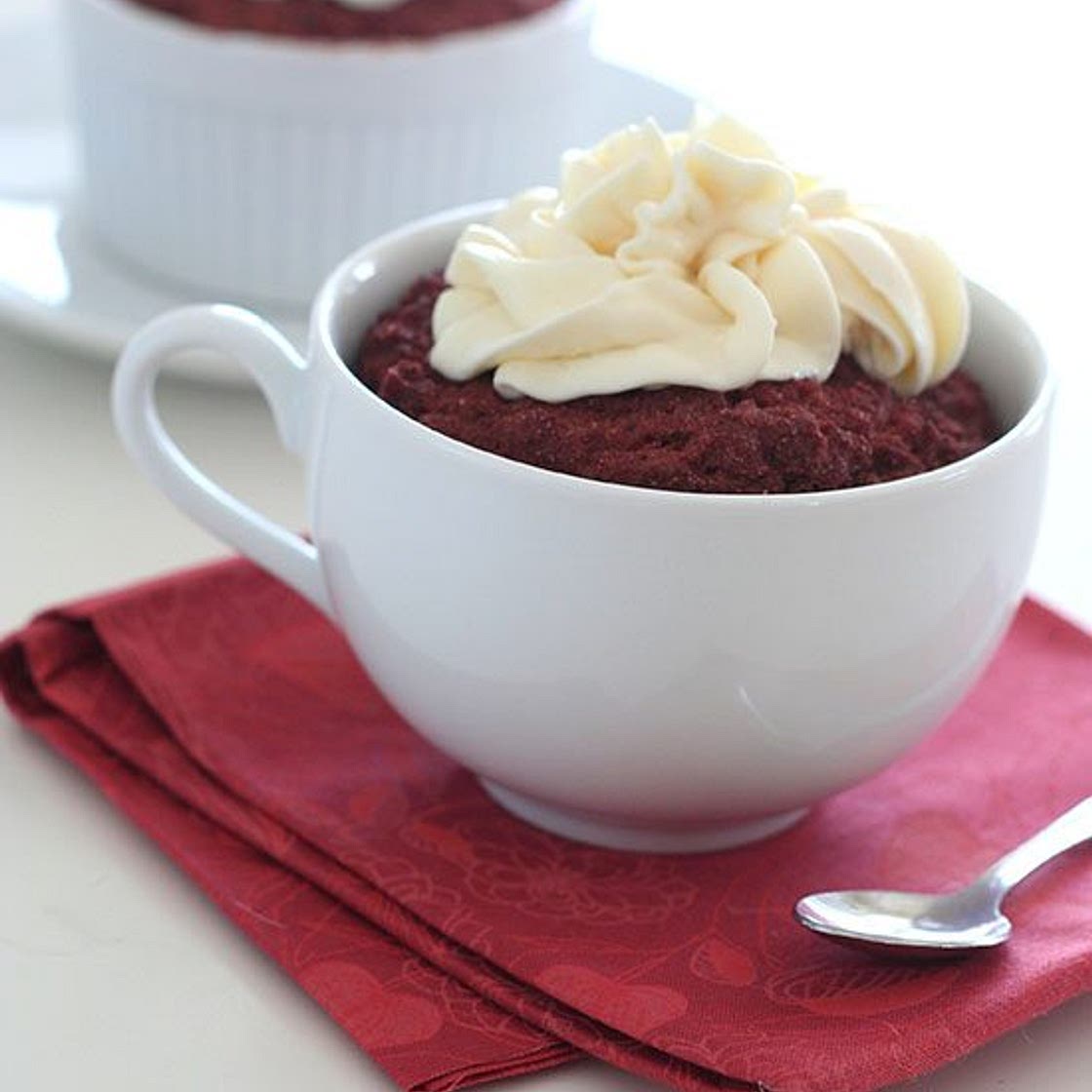 Red Velvet Mug Cakes – Low Carb and Gluten-Free