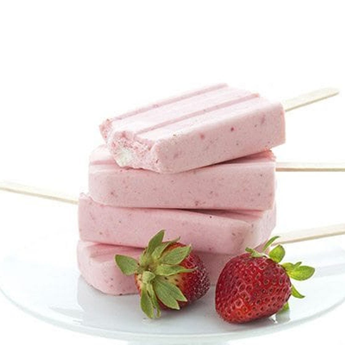Keto Strawberry Cheesecake Popsicles