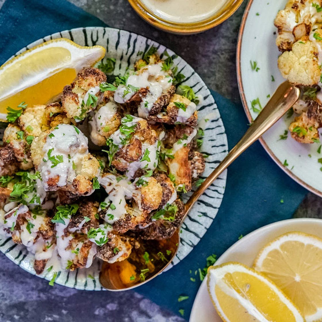 Fried Cauliflower Bites | Lebanese Arnabeet