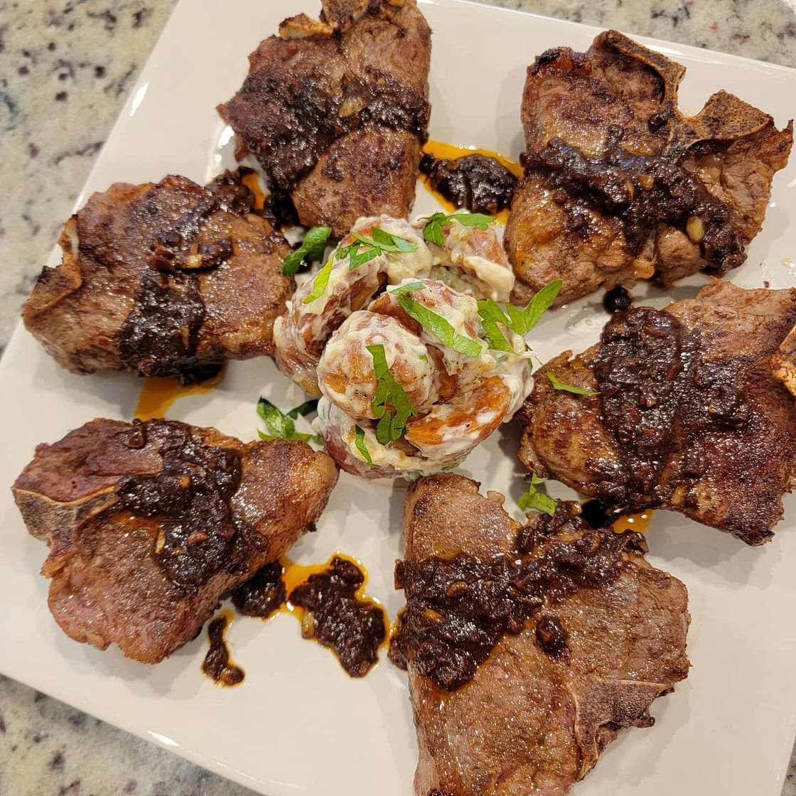 Spiced "Colorado Style " Lamb Chops