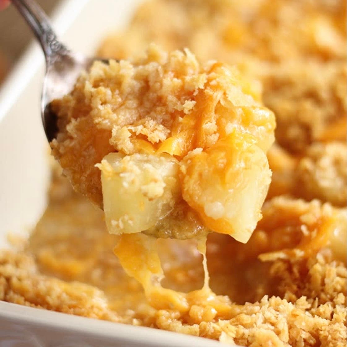 Pineapple and Cheese Casserole 