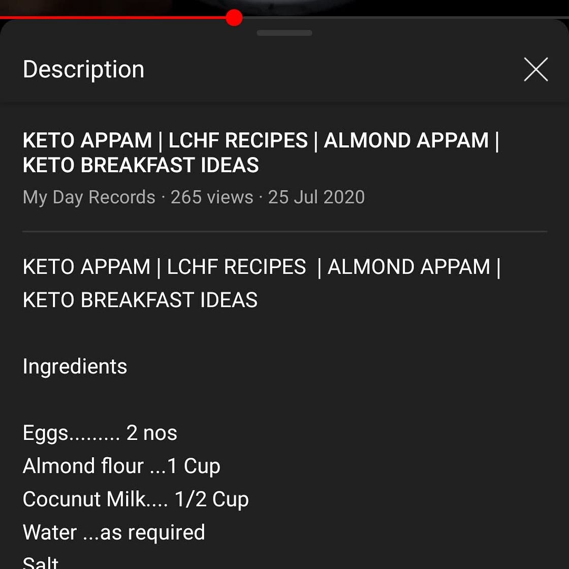 Keto Appam