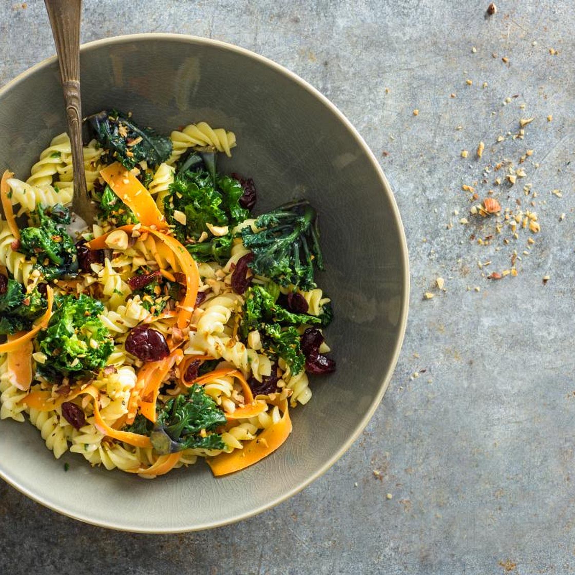 Pasta mit Federkohl