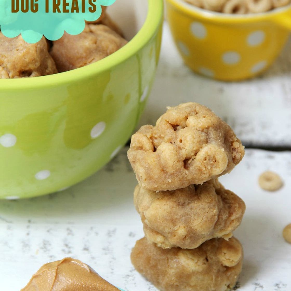 Homemade Peanut Butter Cheerio Dog Treats