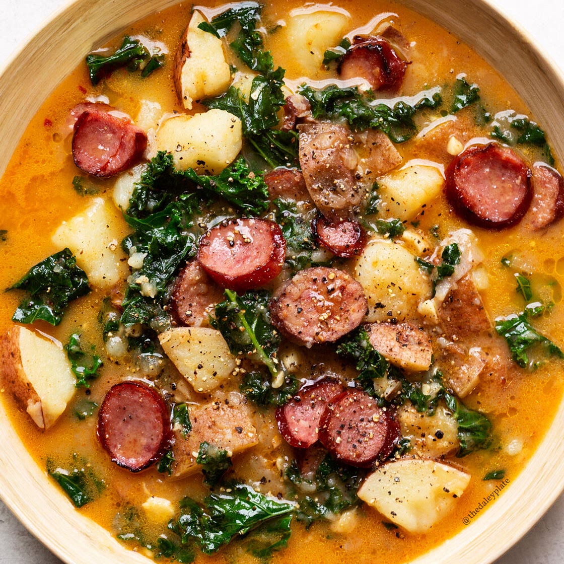 Sausage Potato and Kale Soup — The Daley Plate