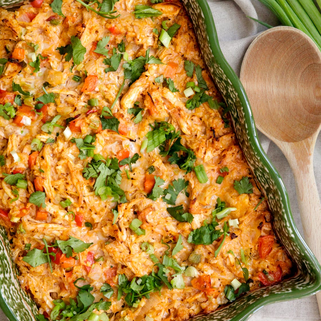 Whole30 Buffalo Chicken Casserole