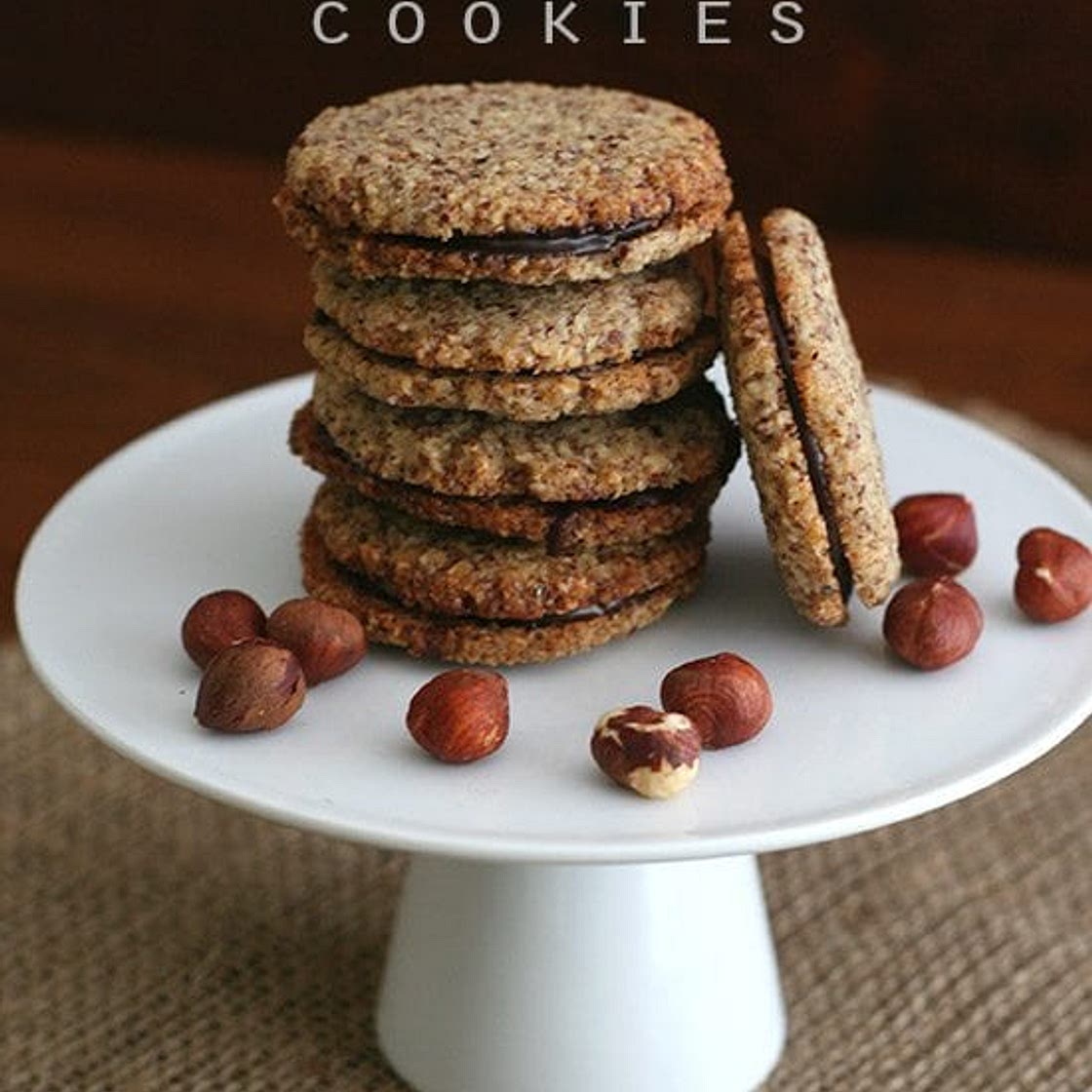 Chocolate Hazelnut Sandwich Cookies