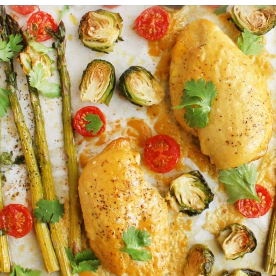 One Pan Honey Mustard Chicken
