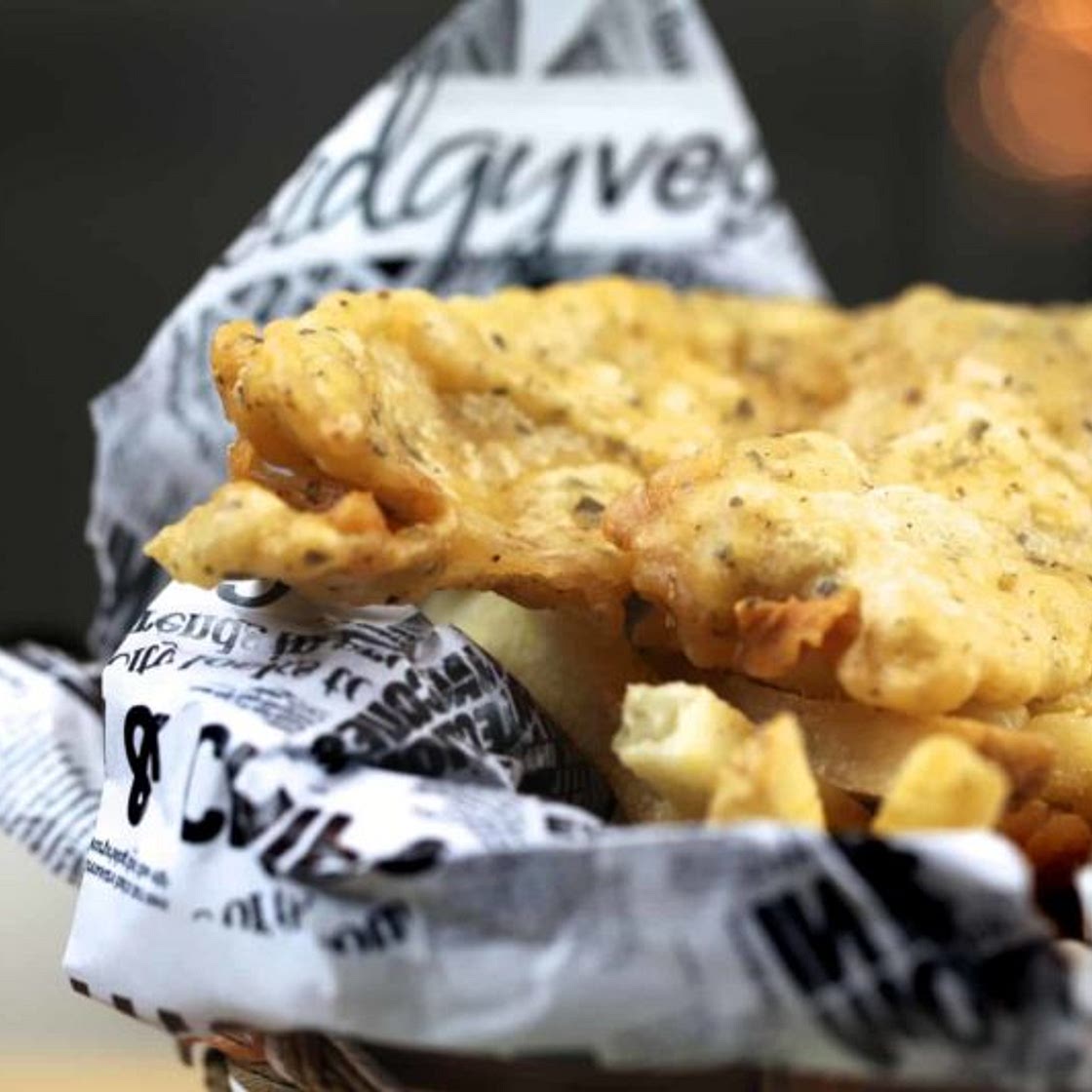 Vegan Beer Battered Fish & Chips