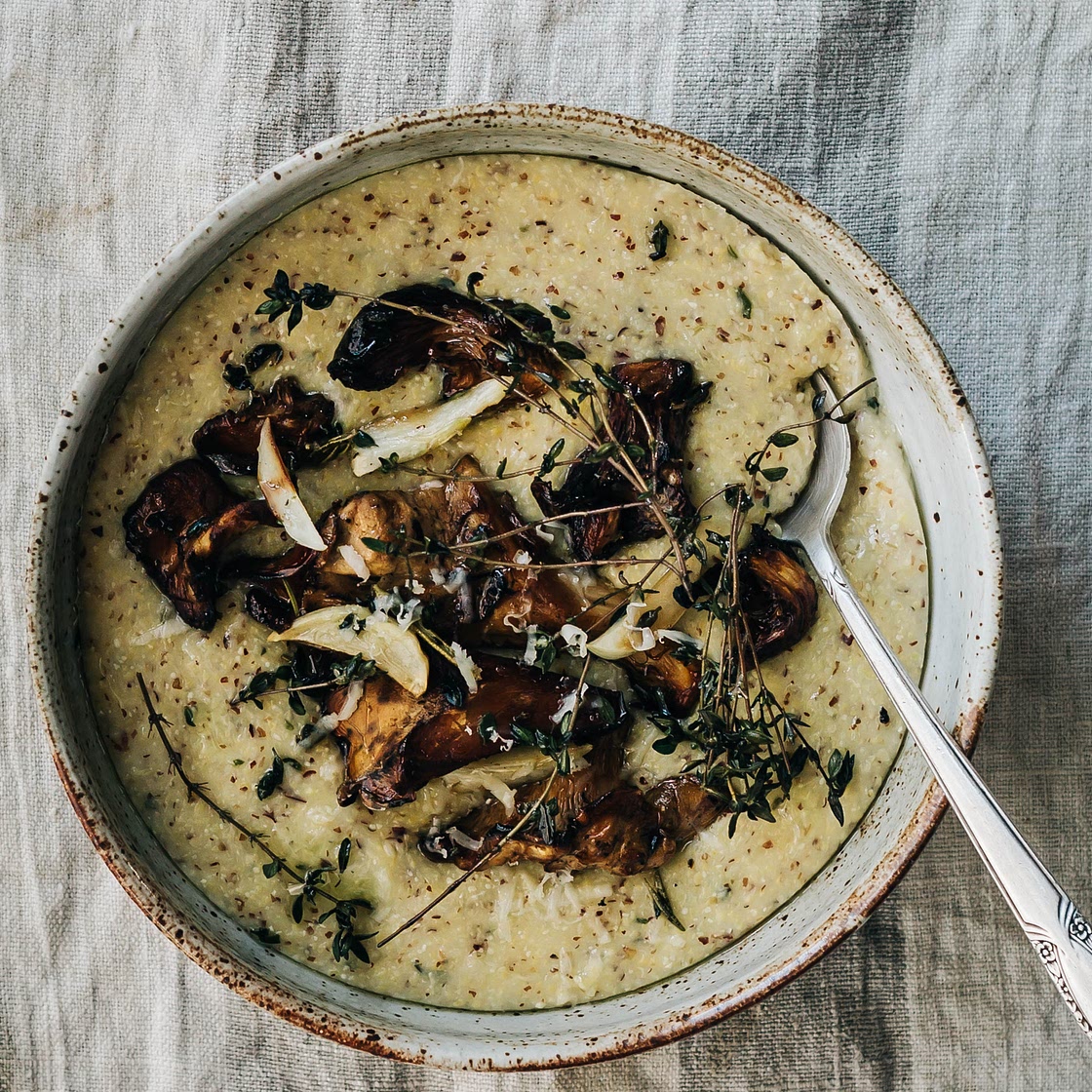 Wild Mushroom Polenta Bowls