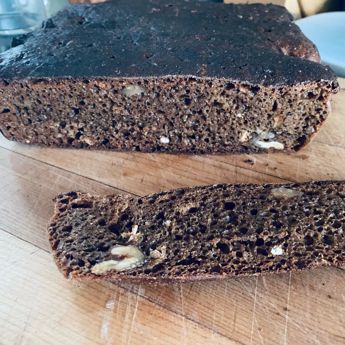 Black Sourdough bread