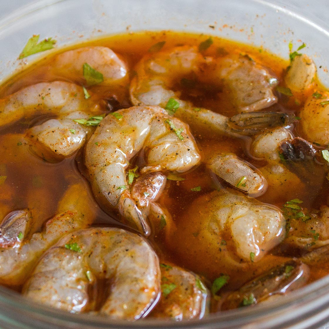 Marinade pour crevettes
