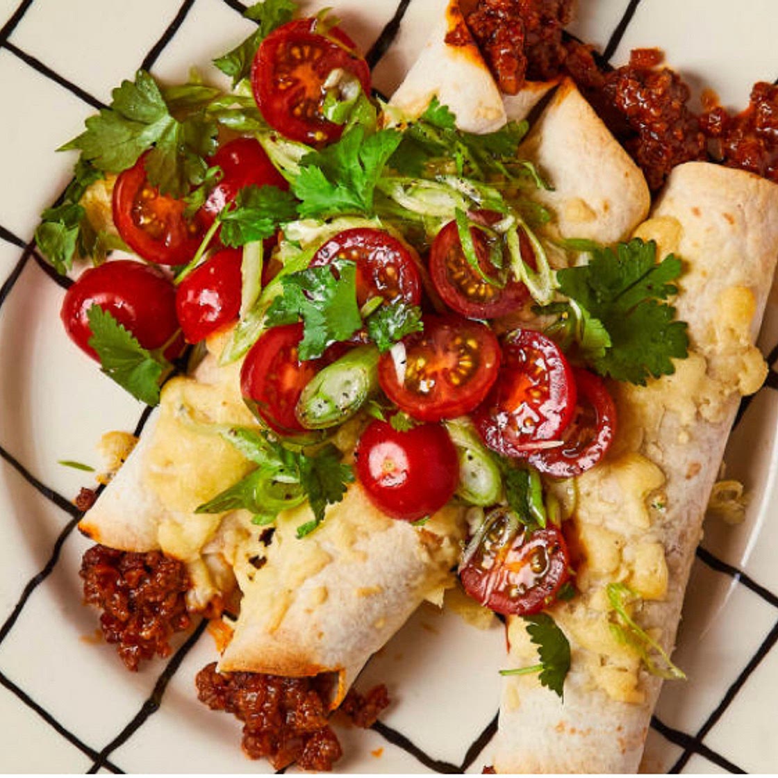 Smoky Beef Enchiladas With Fresh Tomato Salsa