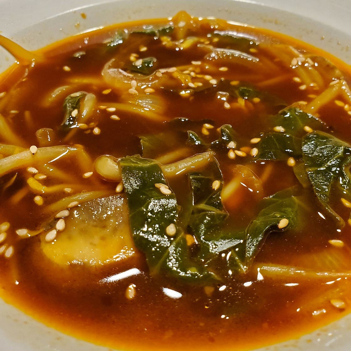 Spicy Bang Bang Veggie Soup — Spicin' and Dicin'