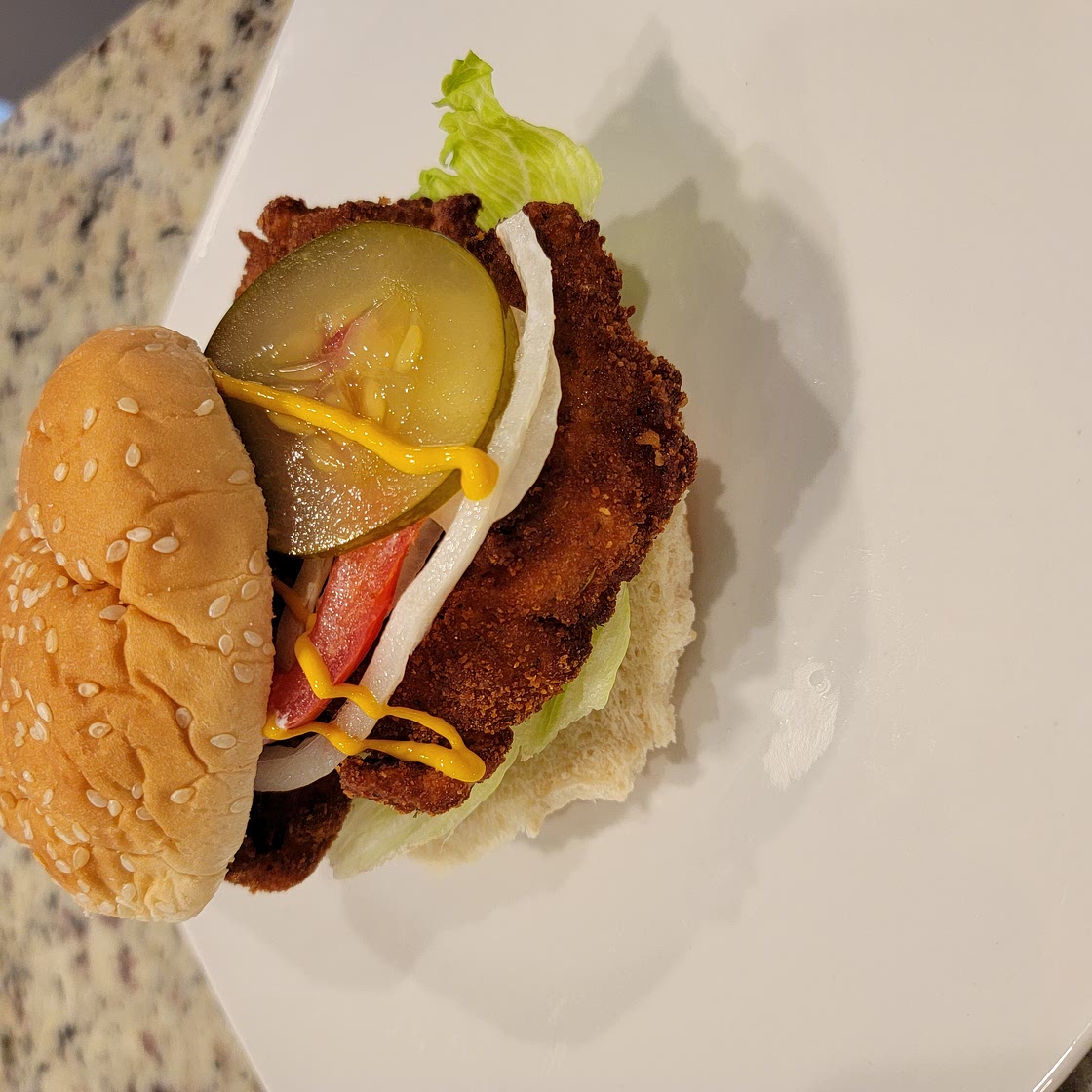 "Indiana" Style Pork Tenderloin Sammich