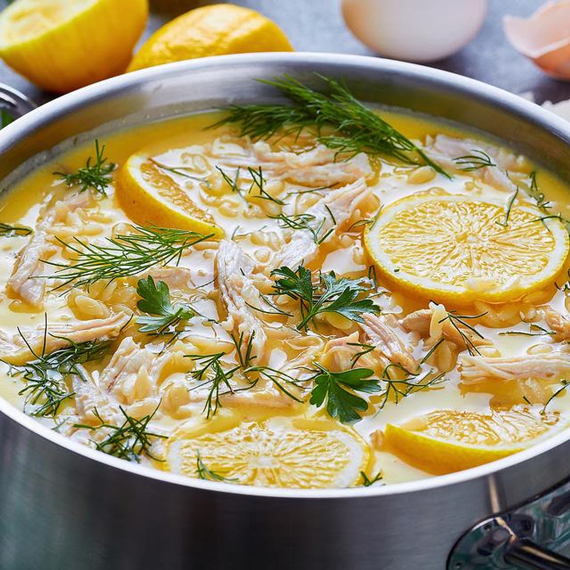 Refreshing Greek Lemon Chicken Soup Recipe Will Brighten Up Your Day