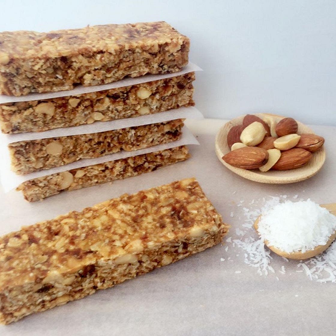 Chewy Coconut Oat Bars