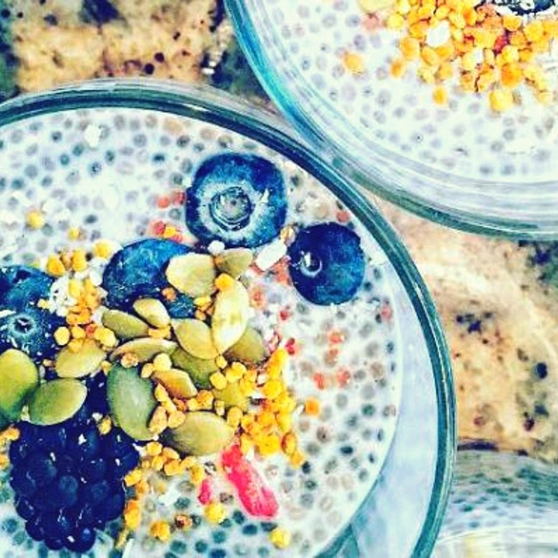 High Iron and Fiber Superfood Chia Pudding