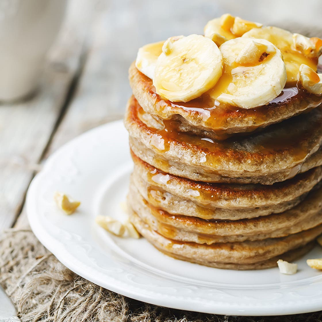 Banana-Ginger Pancakes