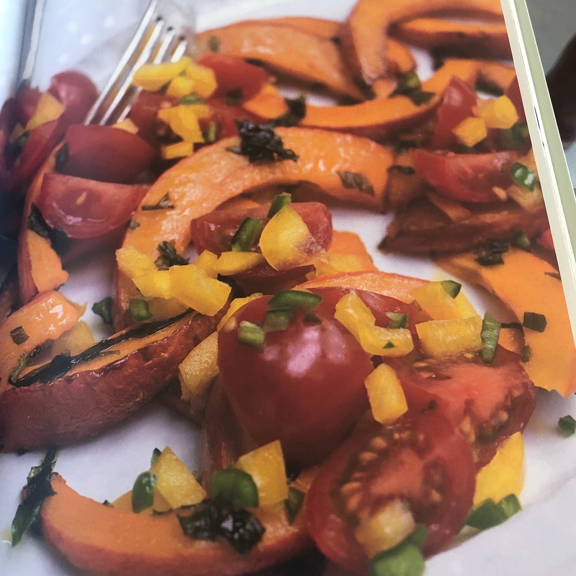 Baked pumpkin with tarragon