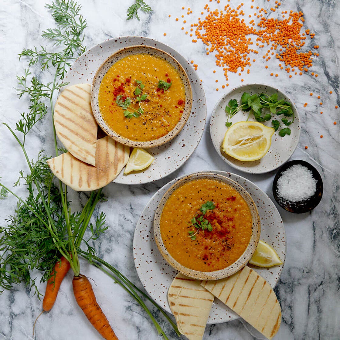 Spicy Red Lentil Soup — Wholy Goodness