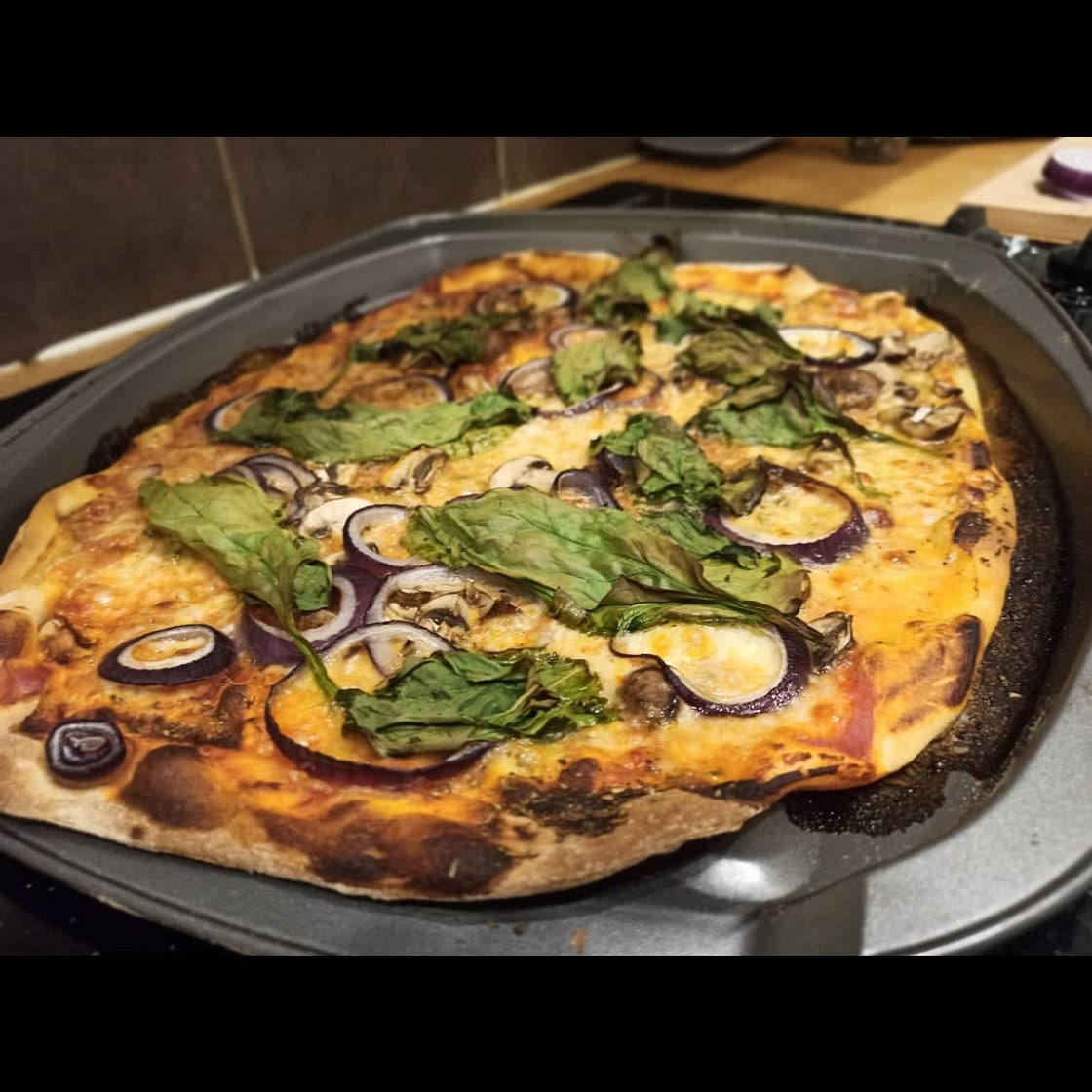Pizza thin crust, quick