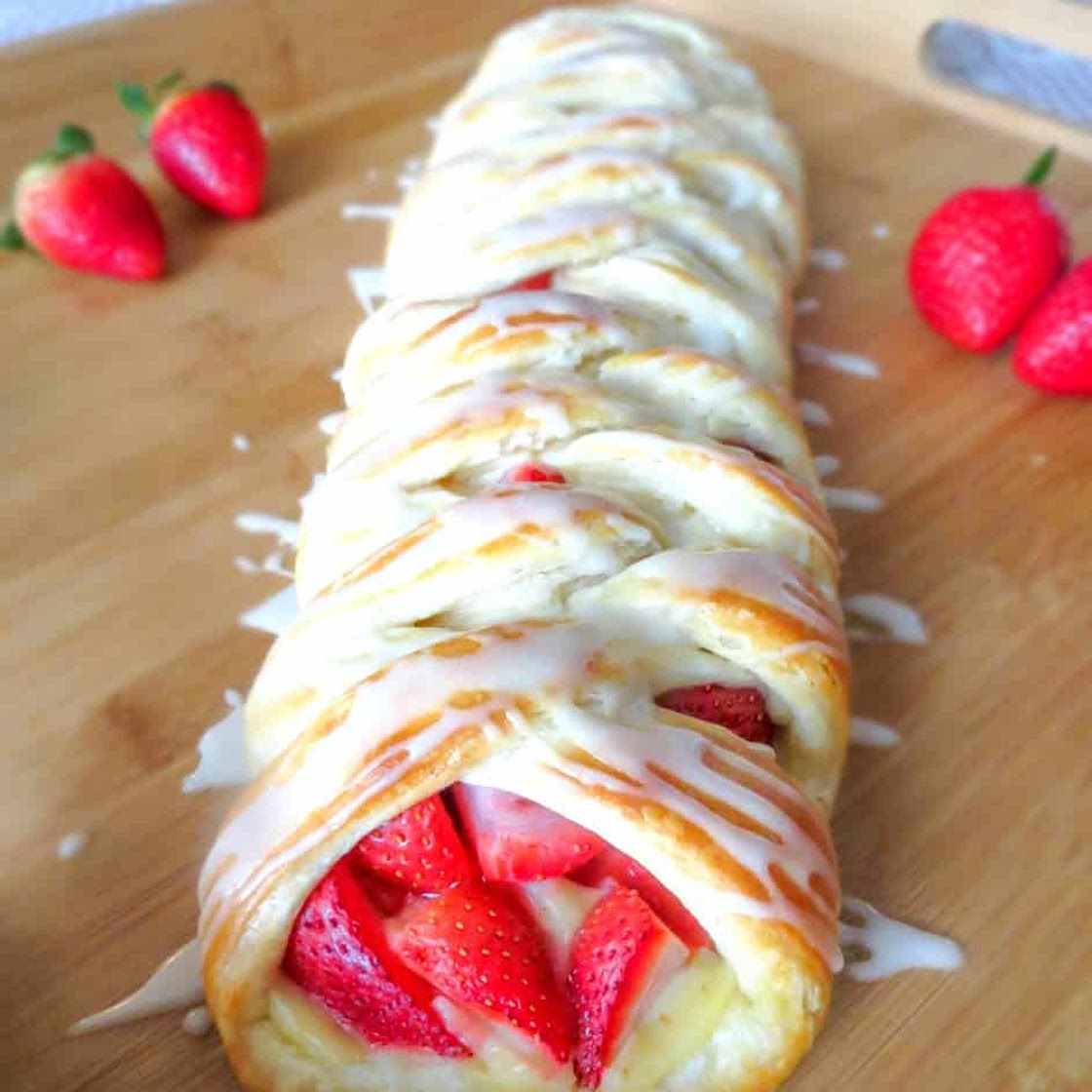 Strawberry Danish Braid