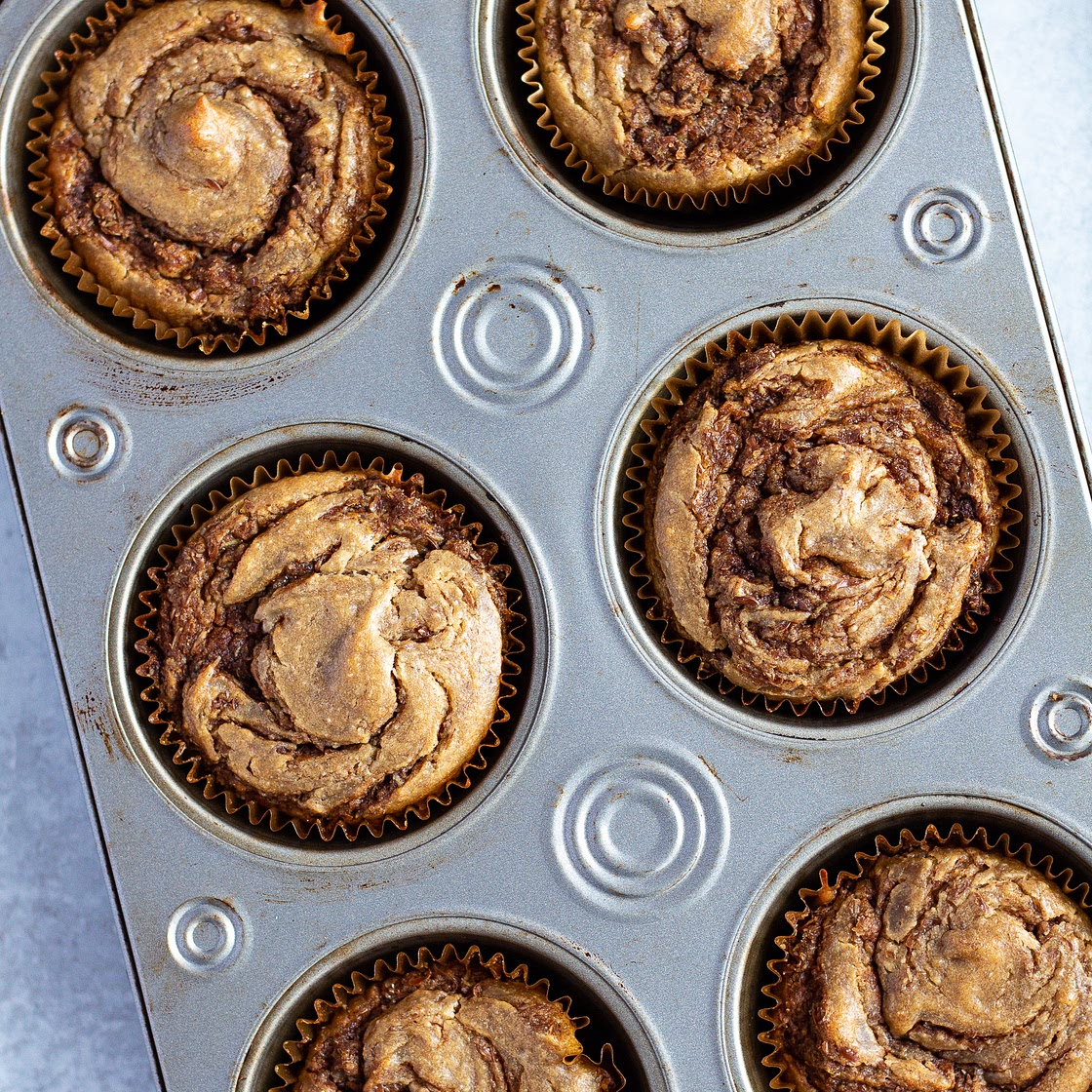 Cinnamon Roll Muffins | Vegan & Gluten Free
