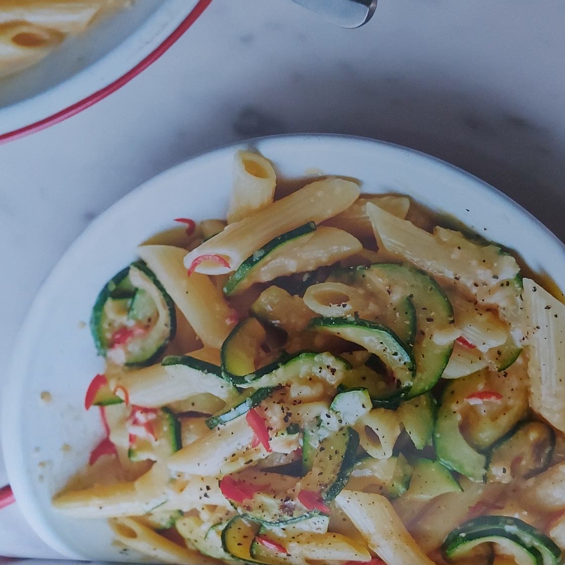 Courgette and Chilli Carbonara