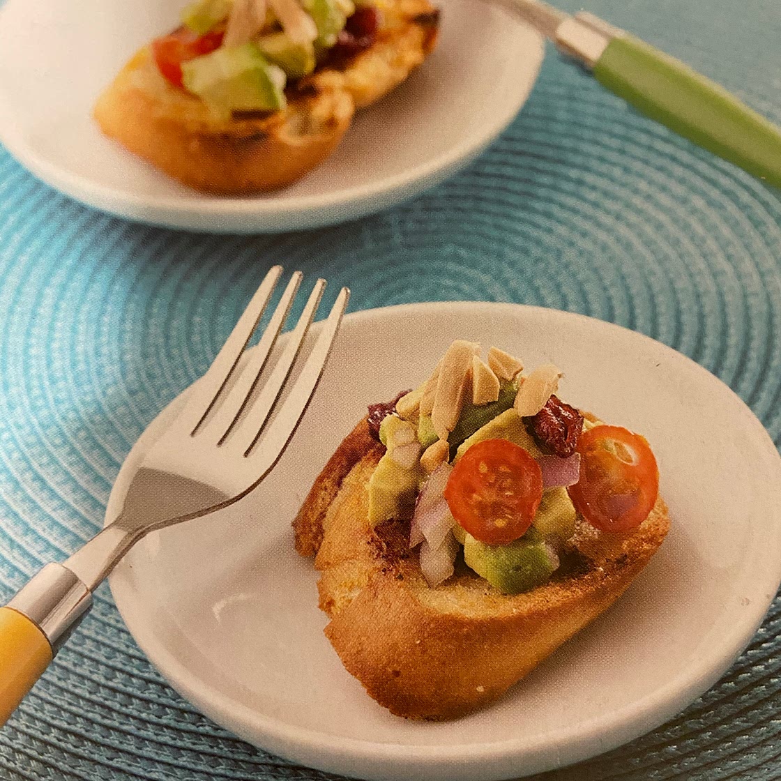 Salad Topped Bruschetta