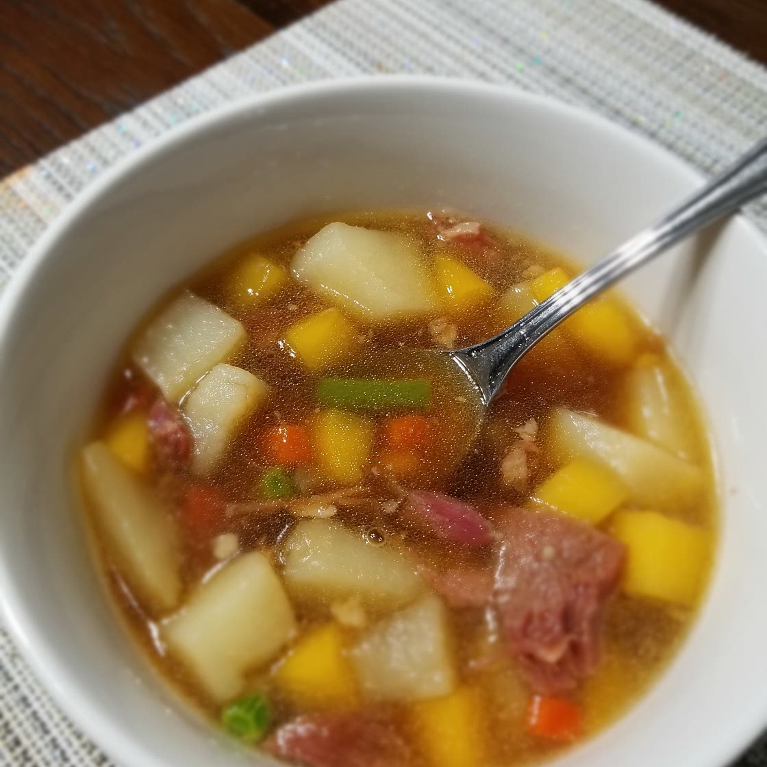 Grandma's vegetable ham soup