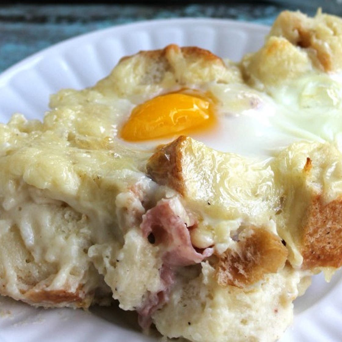 Casserole déjeuner croque-madame