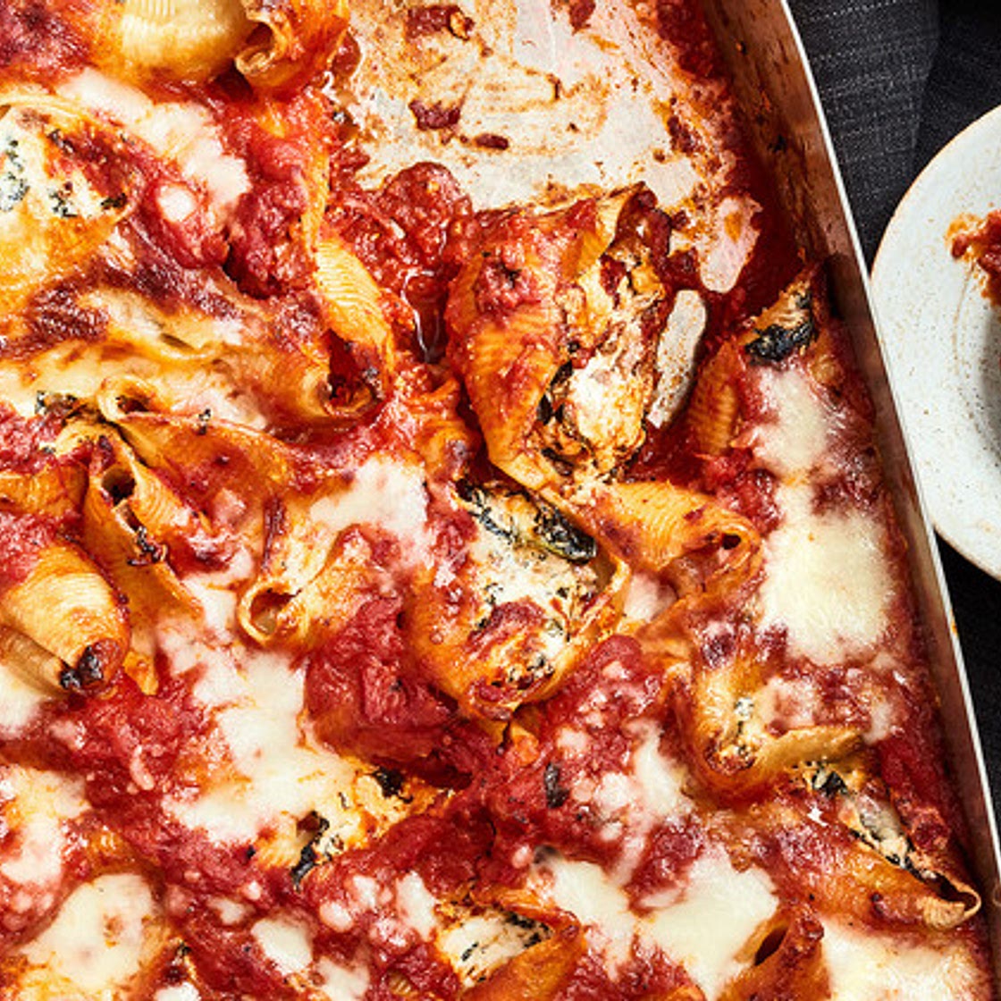 Sausage-and-Kale Stuffed Shells