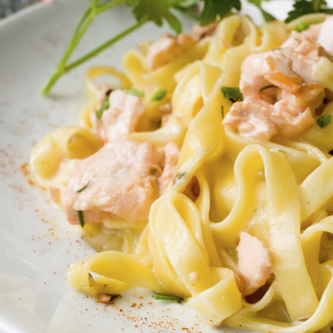 Tagliatelles au Saumon fumé