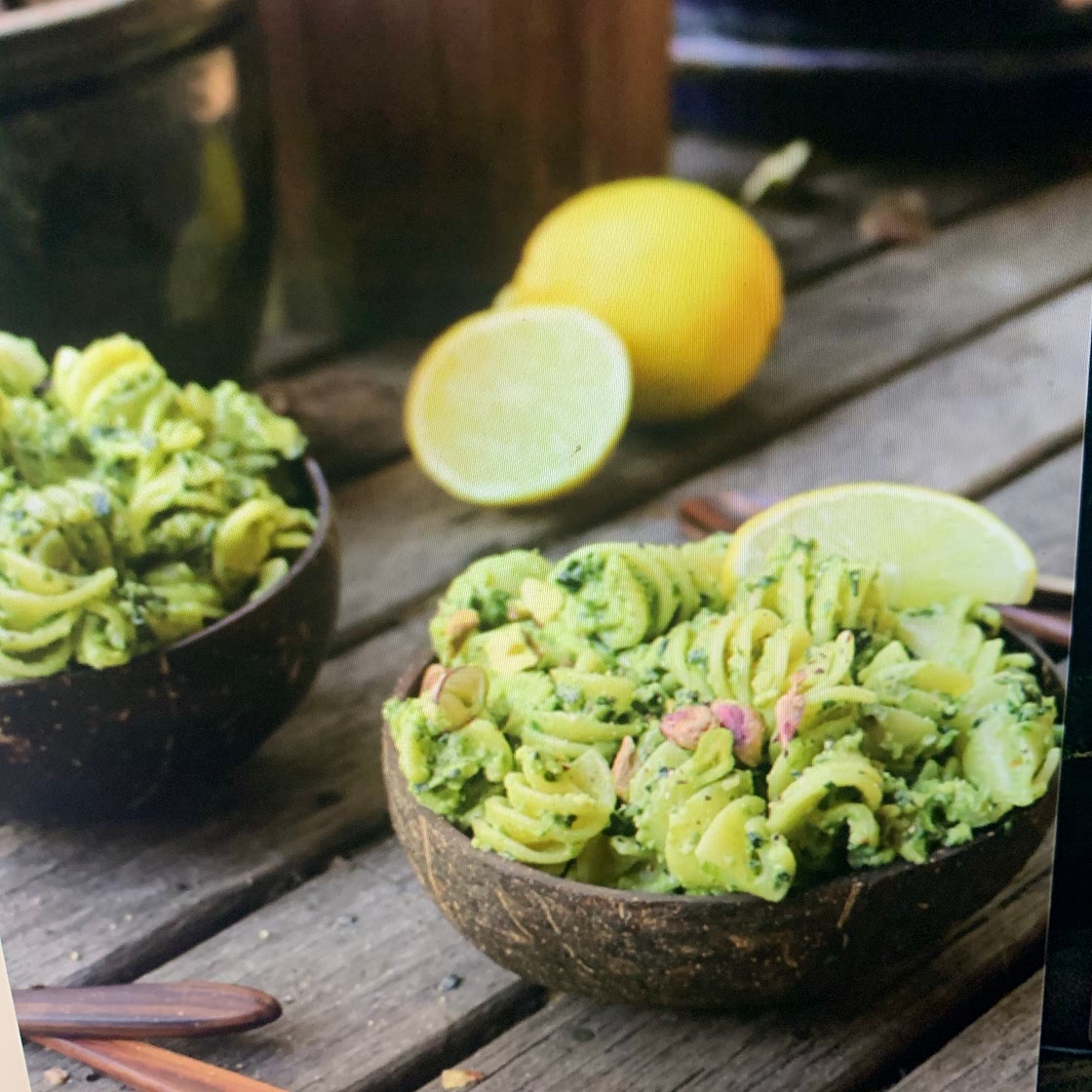 Avocado Pesto Pasta 