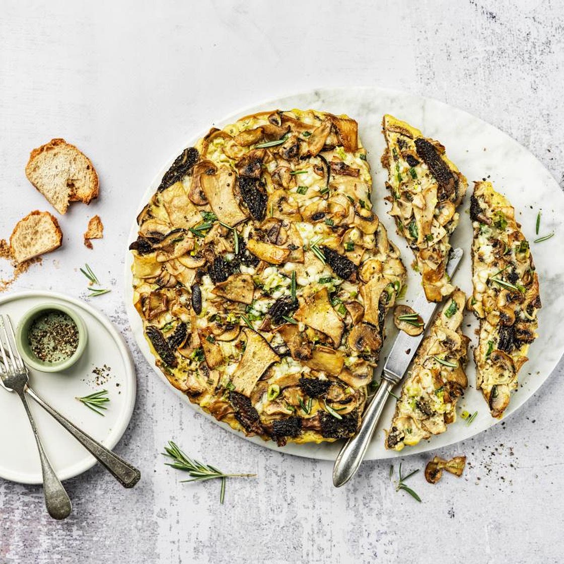 Paniermehl-Pilz-Quiche