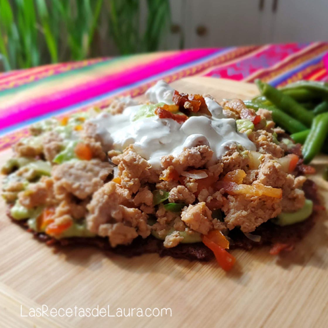 TOSTADAS KETO DE CARNE MOLIDA