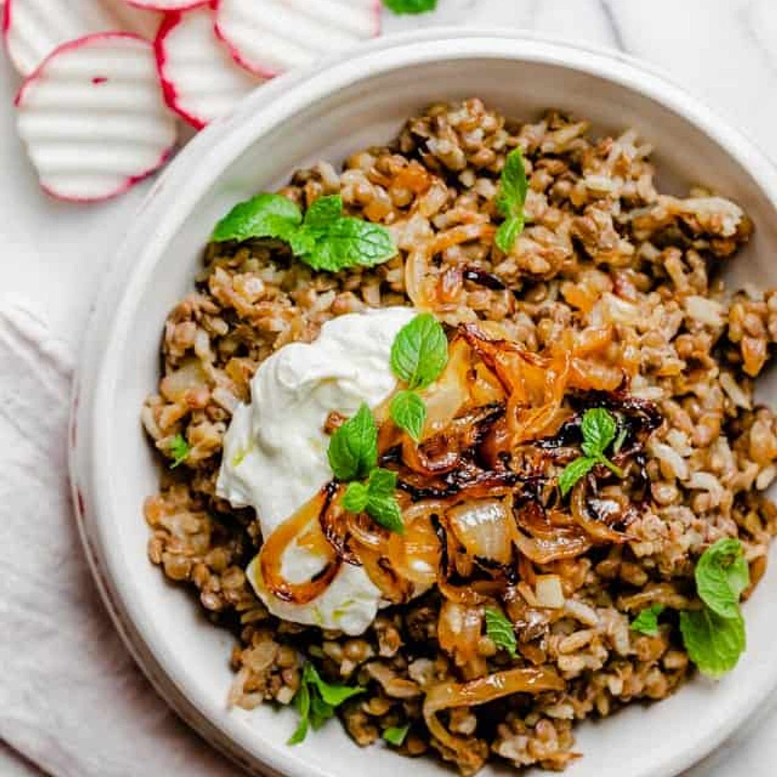 Lebanese Mujadara