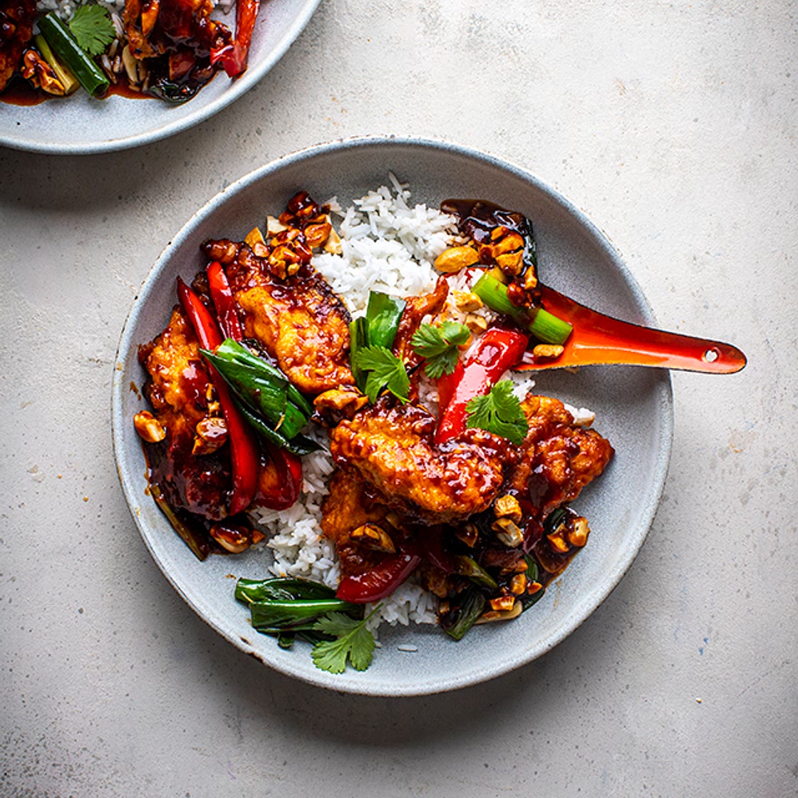 Sticky Chicken & Cashew Nut Stir Fry