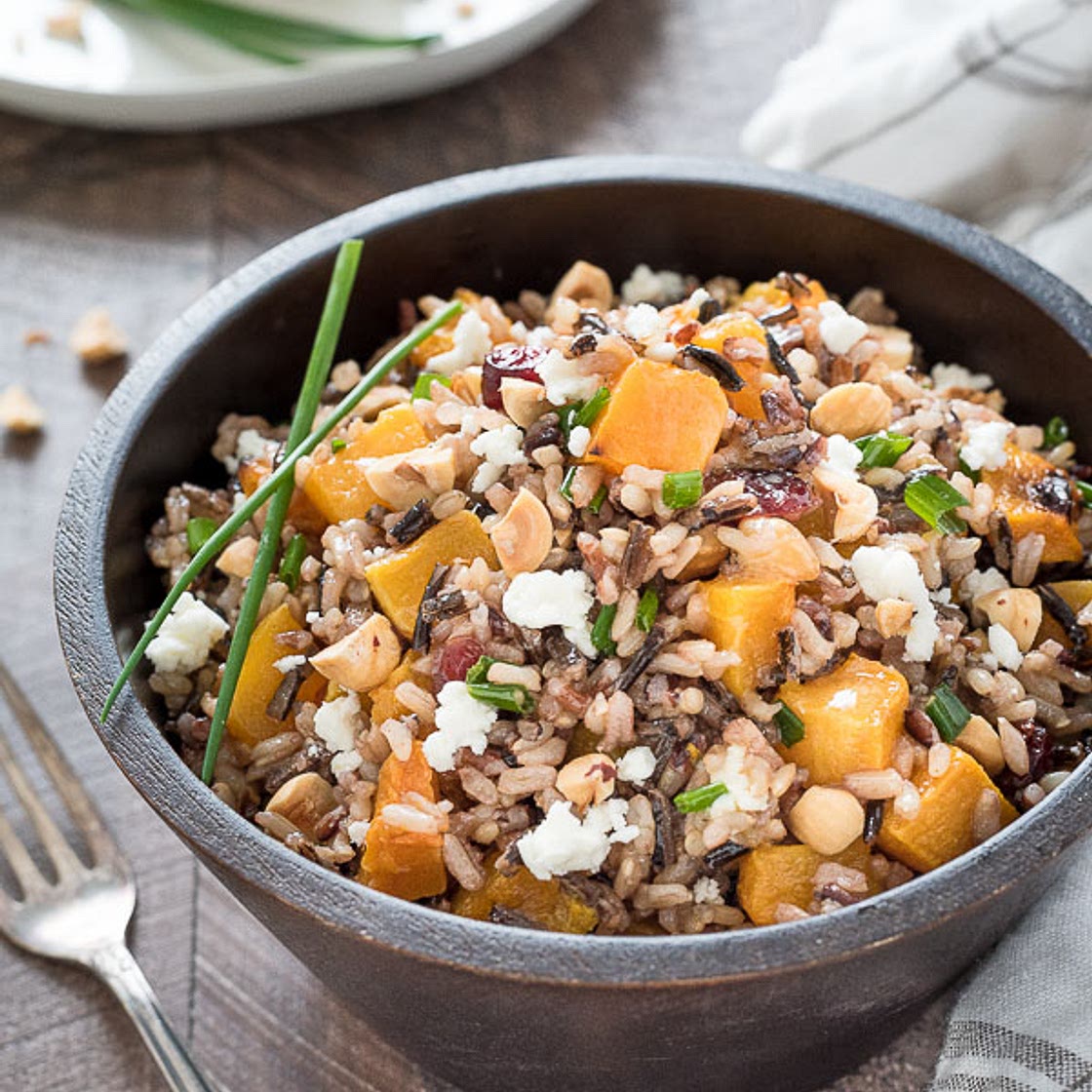 Harvest Wild Rice Salad with Maple Vinaigrette